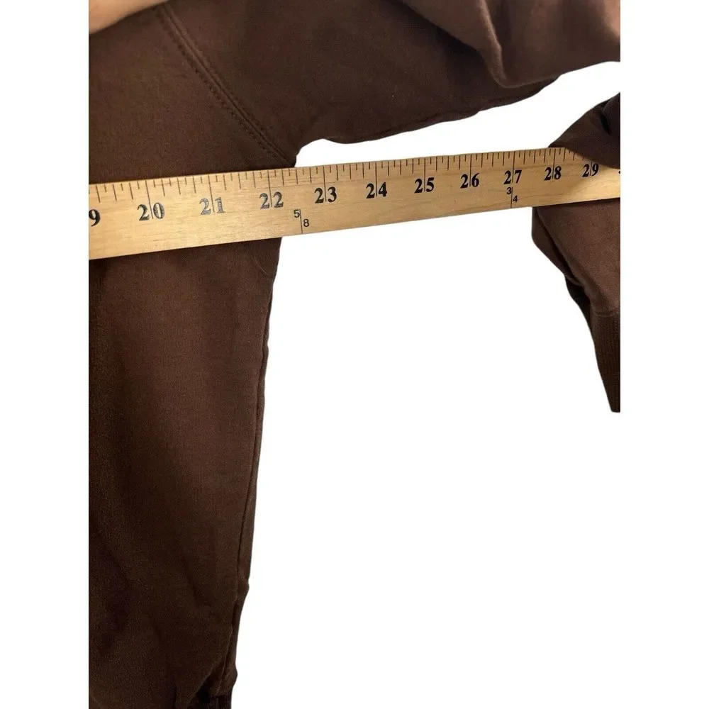 Romwe Sweatshirt Adult Medium Cartoon Dinosaur Crewneck Brown‎